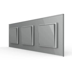 Livolo | Grijs | 1+1+1 | Puls | Wipschakelaar Livolo Nederland B.V.