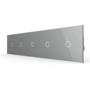 Livolo | Grijs | 1+1+1+1+1 | Aan/Uit | 12 of 24V DC | Schakelaar Livolo Nederland B.V.