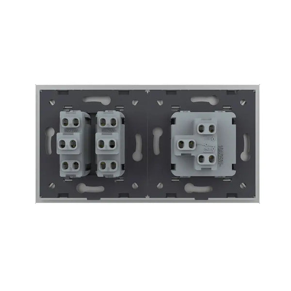 Livolo | Grijs | 1+2 | Aan/Uit | Wipschakelaar Livolo Nederland B.V.