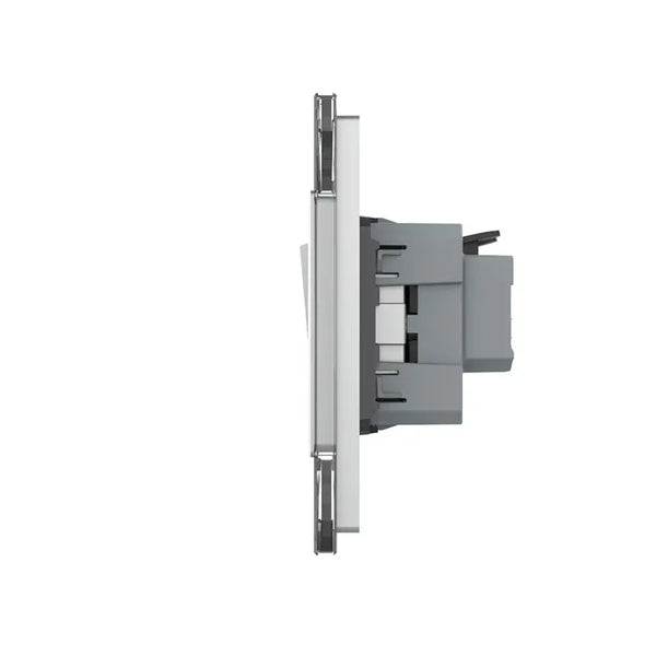 Livolo | Grijs | 1+SR | Aan/Uit | Wissel | Wipschakelaar met wandcontactdoos Livolo Nederland B.V.