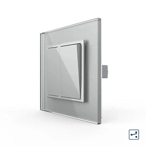 Livolo | Grijs | 2 | Aan/Uit | Wissel | Wipschakelaar Livolo Nederland B.V.