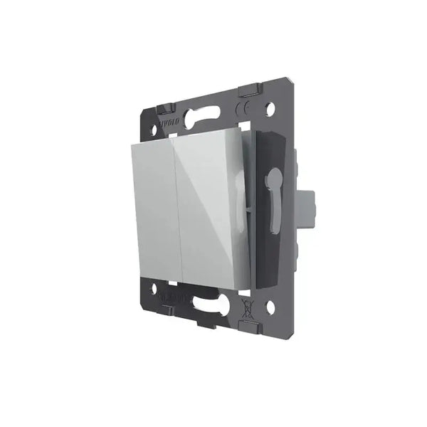 Livolo | Grijs | 2 | Module | Aan/Uit | Kruis | Wipschakelaar Livolo Nederland B.V.