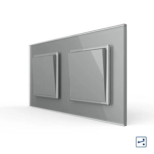 Livolo | Grijs | 2+1 | Aan/Uit | Wissel | Wipschakelaar Livolo Nederland B.V.