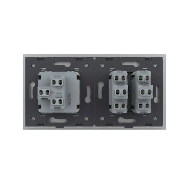 Livolo | Grijs | 2+1 | Aan/Uit | Wissel | Wipschakelaar Livolo Nederland B.V.