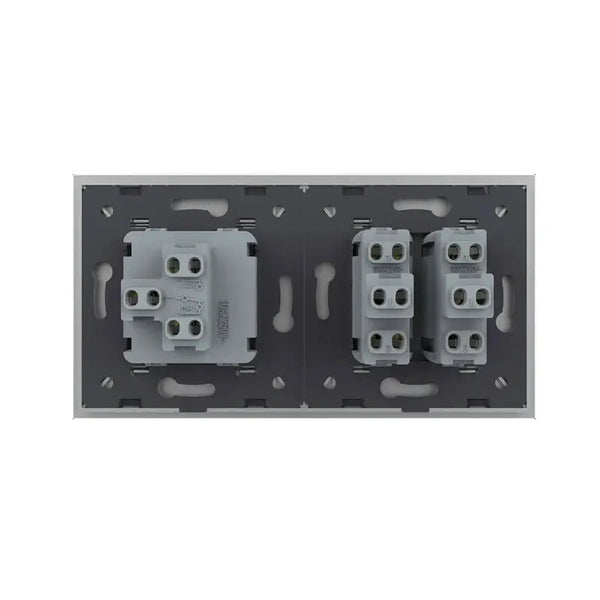 Livolo | Grijs | 2+1 | Puls | Wipschakelaar Livolo Nederland B.V.