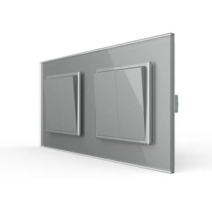 Livolo | Grijs | 2+2 | Puls | Wipschakelaar Livolo Nederland B.V.