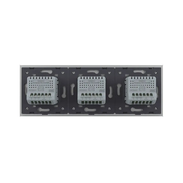 Livolo | Grijs | 2+2+2 | Puls | 12 of 24V DC | Schakelaar Livolo Nederland B.V.