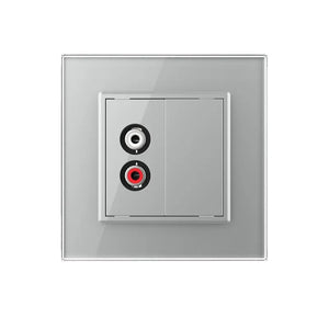 Livolo | Grijs | SR | Audio | Blindplaat Livolo Nederland B.V.