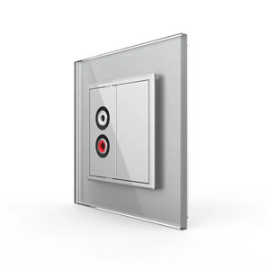 Livolo | Grijs | SR | Audio | Blindplaat Livolo Nederland B.V.