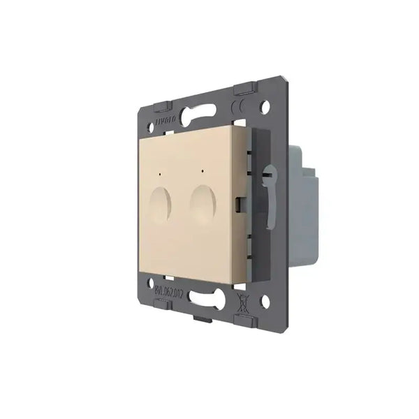 Livolo | Goud | SR | Module | Aan/Uit | Dubbel | Schakelaar Livolo Nederland B.V.