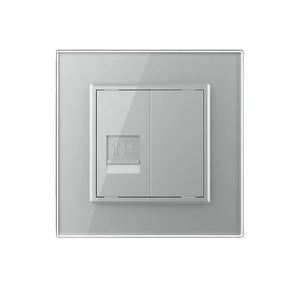 Livolo | Grijs | SR | Netwerk Cat.6 | Blindplaat Livolo Nederland B.V.