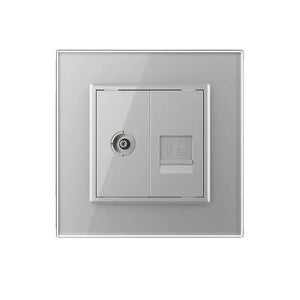 Livolo | Grijs | SR | TV | Netwerk Cat.6 Livolo Nederland B.V.