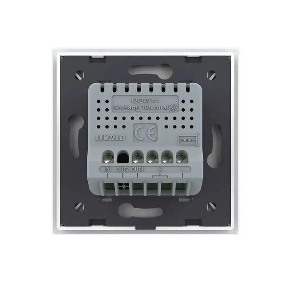 Livolo | Wit | 1 | Puls | 12 of 24V DC | Schakelaar Livolo Nederland B.V.