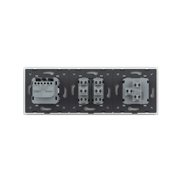 Livolo | Wit | 1+2+SR | Aan/Uit | Wissel | Wipschakelaar met wandcontactdoos Livolo Nederland B.V.