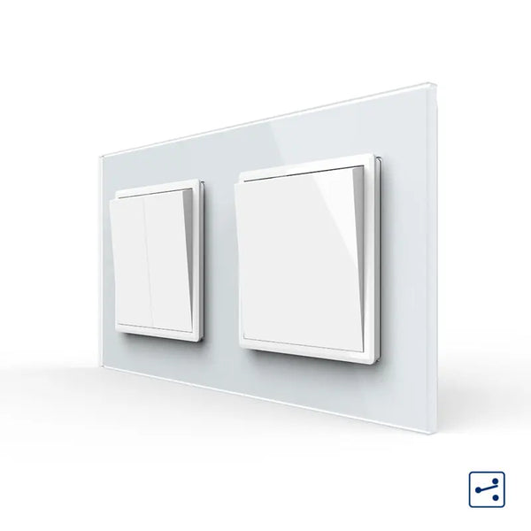 Livolo | Wit | 2+1 | Aan/Uit | Wissel | Wipschakelaar Livolo Nederland B.V.