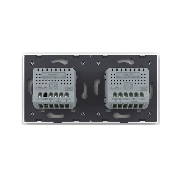 Livolo | Wit | 2+1 | Puls | 12 of 24V DC | Schakelaar Livolo Nederland B.V.