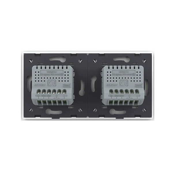 Livolo | Wit | 2+2 | Aan/Uit | 12 of 24V DC | Schakelaar Livolo Nederland B.V.