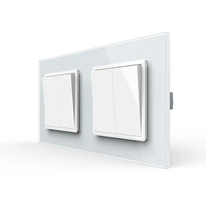 Livolo | Wit | 2+2 | Aan/Uit | Wipschakelaar Livolo Nederland B.V.