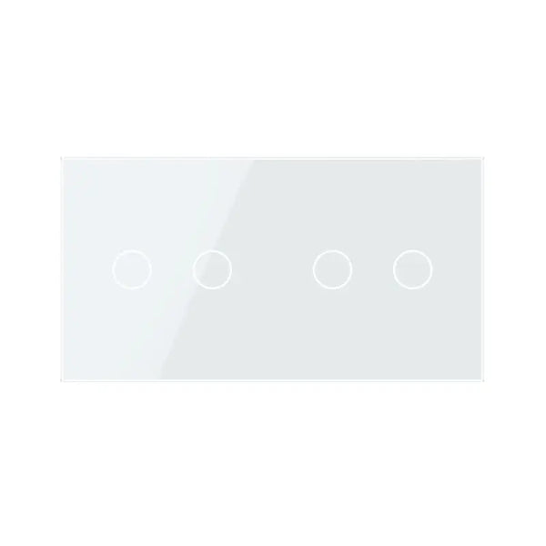 Livolo | Wit | 2+2 | Puls | 12 of 24V DC | Schakelaar Livolo Nederland B.V.