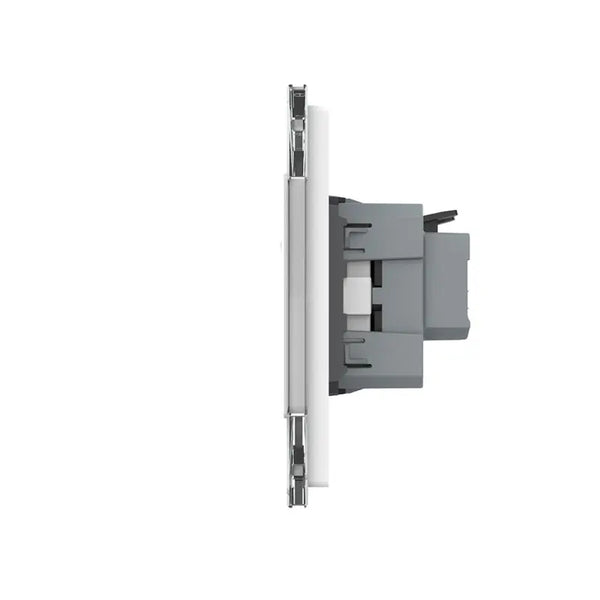 Livolo | Wit | 2+SR+SR | Puls | Wipschakelaar met dubbele wandcontactdoos Livolo Nederland B.V.