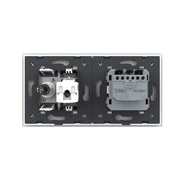 Livolo | Wit | SR+SR | Wandcontactdoos | Netwerk | TV Livolo Nederland B.V.