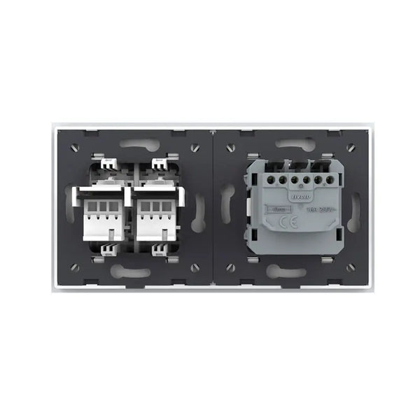 Livolo | Wit | SR+SR | Wandcontactdoos | Telefoon | Telefoon Livolo Nederland B.V.