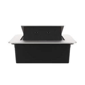 Livolo | Zilver | 2 | Pop-Up Stekkerdoos | Push | Inbouw | USB-C + USB-C - Zwart Livolo Nederland B.V.