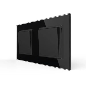 Livolo | Zwart | 1+1 | Aan/Uit | Wipschakelaar Livolo Nederland B.V.