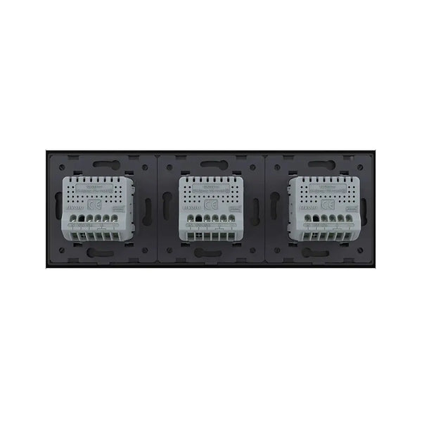 Livolo | Zwart | 1+1+1 | Puls | 12 of 24V DC | Schakelaar Livolo Nederland B.V.