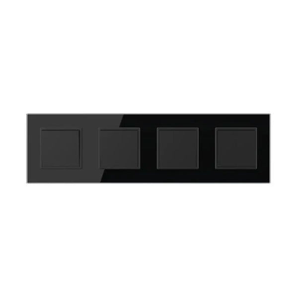 Livolo | Zwart | 1+1+1+2 | Aan/Uit | Wissel | Wipschakelaar Livolo Nederland B.V.