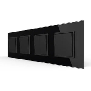 Livolo | Zwart | 1+1+2+2 | Puls | Wipschakelaar Livolo Nederland B.V.