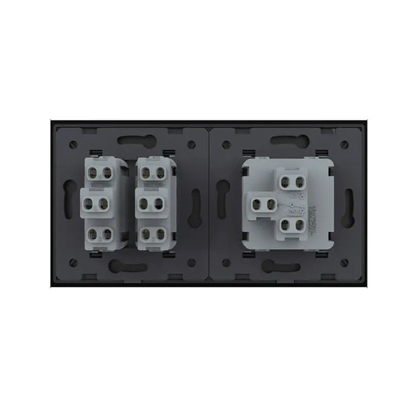 Livolo | Zwart | 1+2 | Aan/Uit | Wipschakelaar Livolo Nederland B.V.