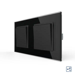 Livolo | Zwart | 1+2 | Aan/Uit | Wissel | Wipschakelaar Livolo Nederland B.V.