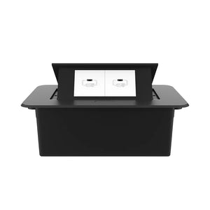 Livolo | Zwart | 2 | Pop-Up Stekkerdoos | Push | Inbouw | USB-C + USB-C - Wit Livolo Nederland B.V.