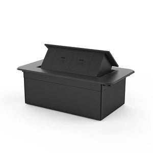 Livolo | Zwart | 2 | Pop-Up Stekkerdoos | Push | Inbouw | USB-C + USB-C - Zwart Livolo Nederland B.V.