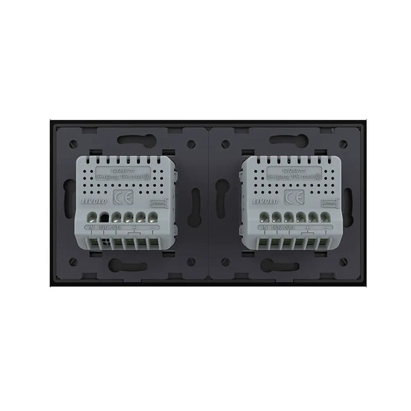 Livolo | Zwart | 2+1 | Aan/Uit | 12 of 24V DC | Schakelaar Livolo Nederland B.V.