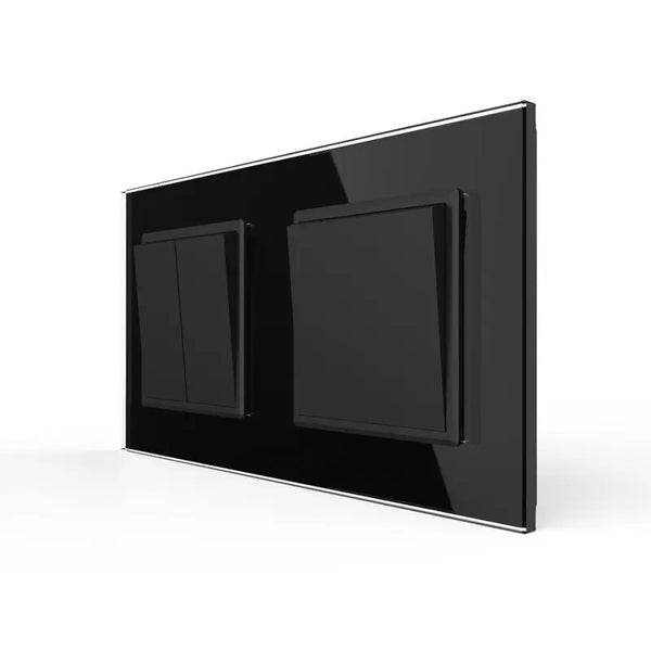 Livolo | Zwart | 2+1 | Aan/Uit | Wipschakelaar Livolo Nederland B.V.