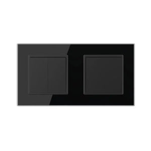 Livolo | Zwart | 2+1 | Aan/Uit | Wissel | Wipschakelaar Livolo Nederland B.V.