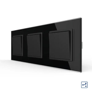 Livolo | Zwart | 2+2+2 | Aan/Uit | Wissel | Wipschakelaar Livolo Nederland B.V.