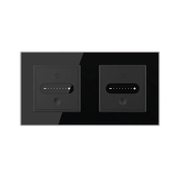 Livolo | Zwart | SR | 2 | Slide-Dimmer | Wisselschakelaar Livolo Nederland B.V.