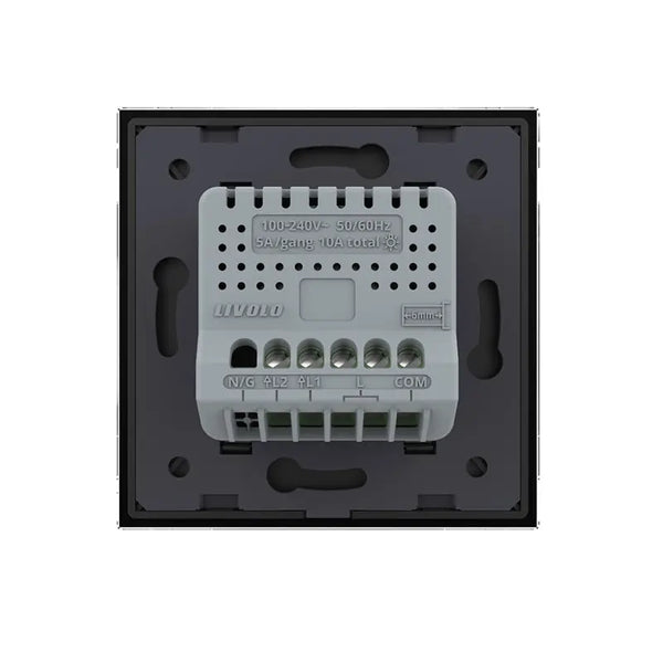 Livolo | Zwart | SR | Aan/Uit | Dubbel | Wisselschakelaar Livolo Nederland B.V.