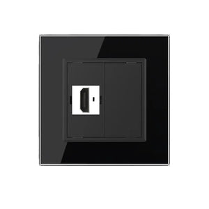 Livolo | Zwart | SR | HDMI | Blindplaat Livolo Nederland B.V.