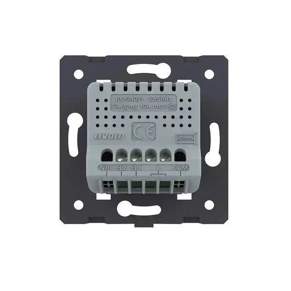 Livolo | Grijs | SR | Module | Aan/Uit | Dubbel | Schakelaar Livolo Nederland B.V.