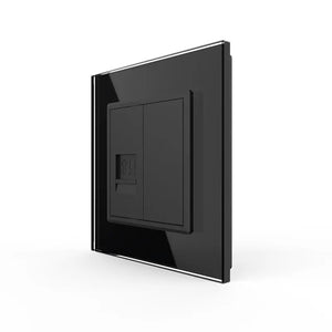 Livolo | Zwart | SR | Netwerk Cat.6 | Blindplaat Livolo Nederland B.V.