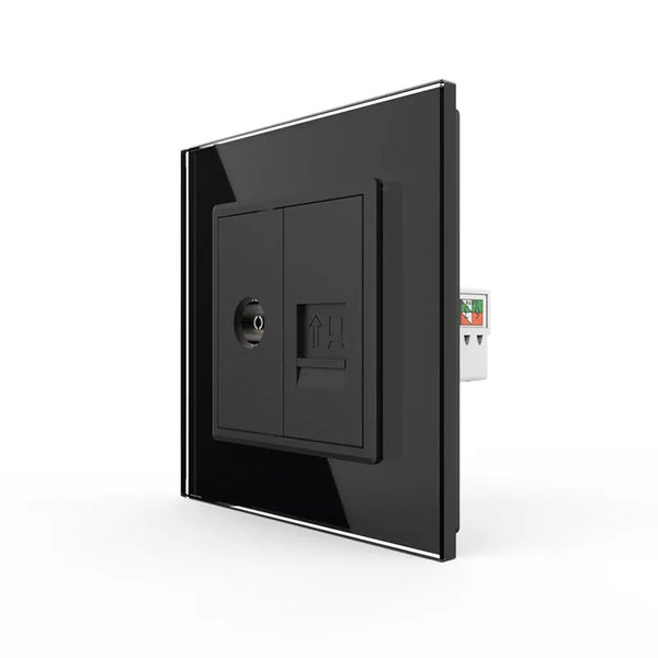 Livolo | Zwart | SR | TV | Netwerk Cat.6 Livolo Nederland B.V.