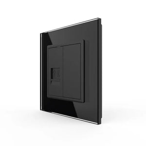 Livolo | Zwart | SR | Telefoon | Blindplaat Livolo Nederland B.V.