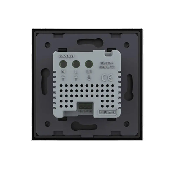 Livolo | Zwart | SR | Thermostaat voor stadsverwarming | Smart home Livolo Nederland B.V.