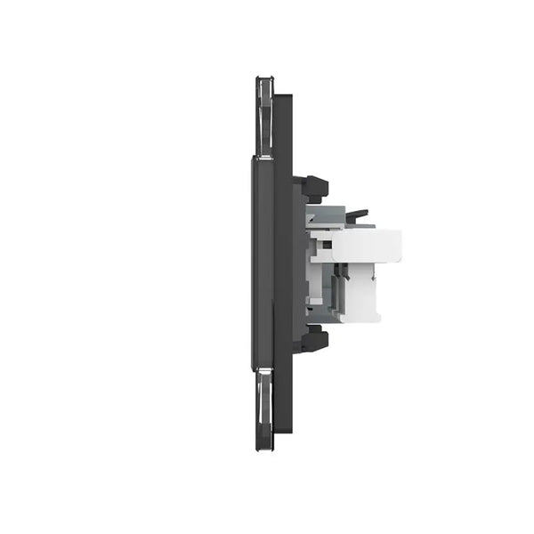 Livolo | Zwart | SR+SR | Wandcontactdoos | Telefoon | Telefoon Livolo Nederland B.V.