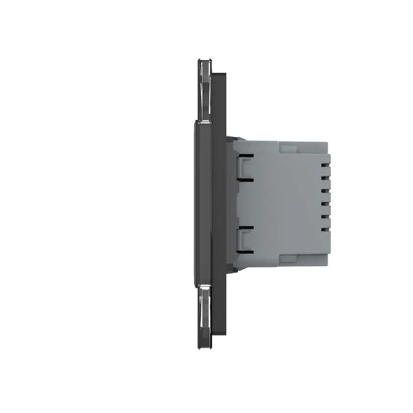 Livolo | Zwart | SR+SR | Wandcontactdoos | Wandverlichting Livolo Nederland B.V.