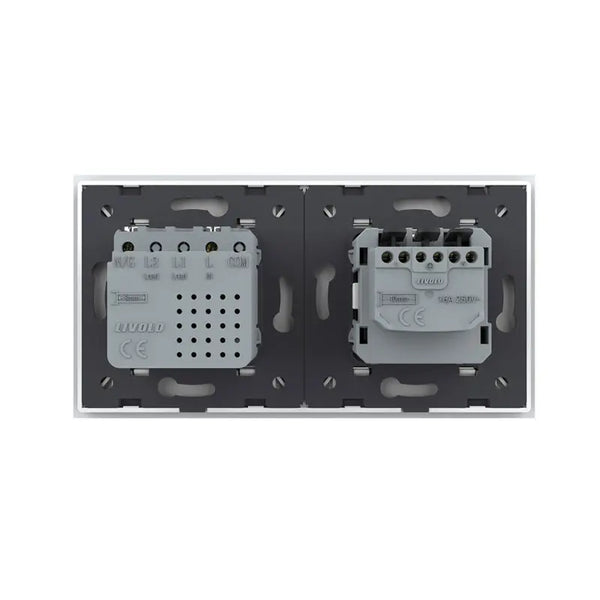 Livolo | Wit | SR+SR | Wandcontactdoos | USB type C oplader Livolo Nederland B.V.